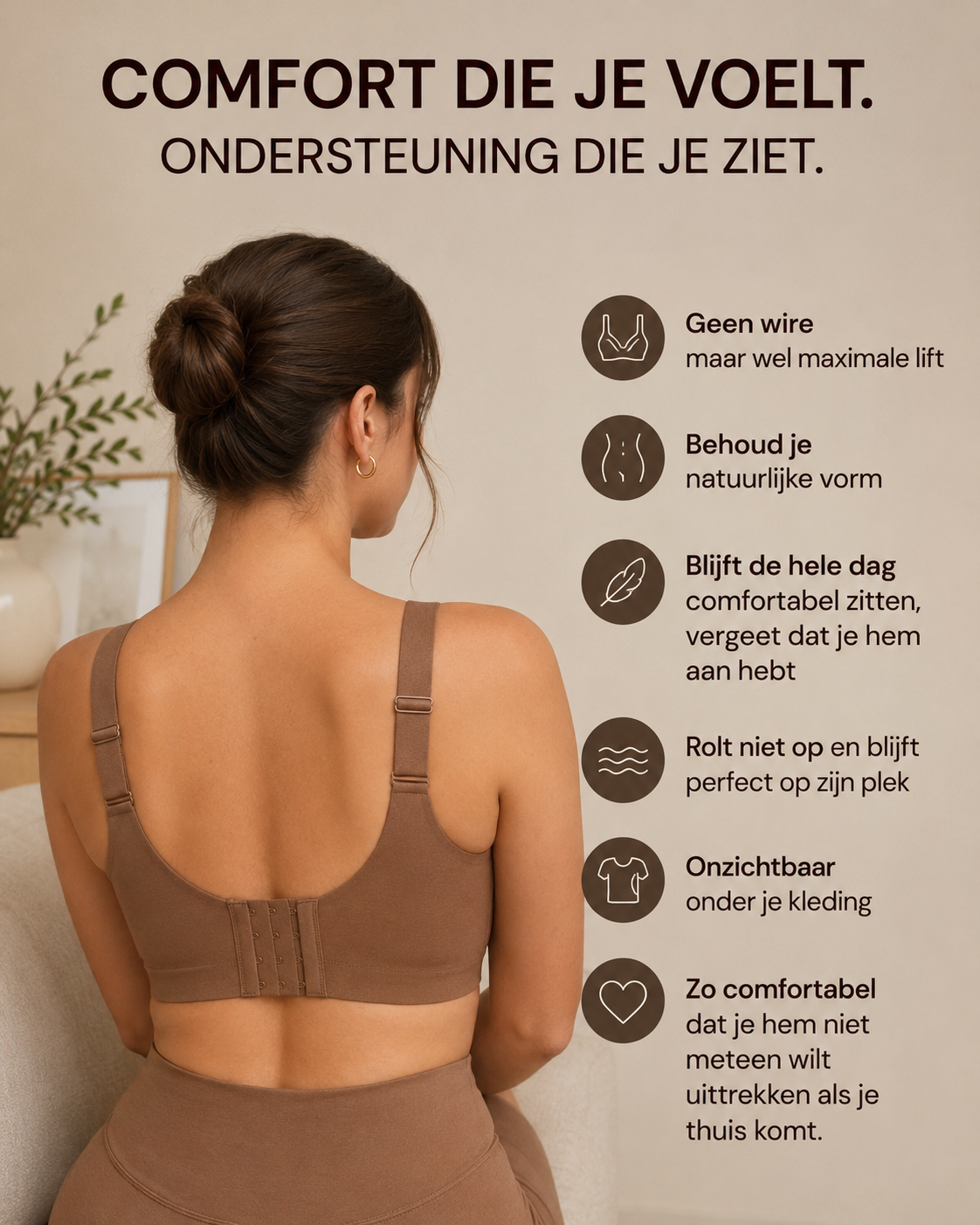 ComfortBH - Beugelloze Full-Cover BH met Gel-Steun – productafbeelding 4