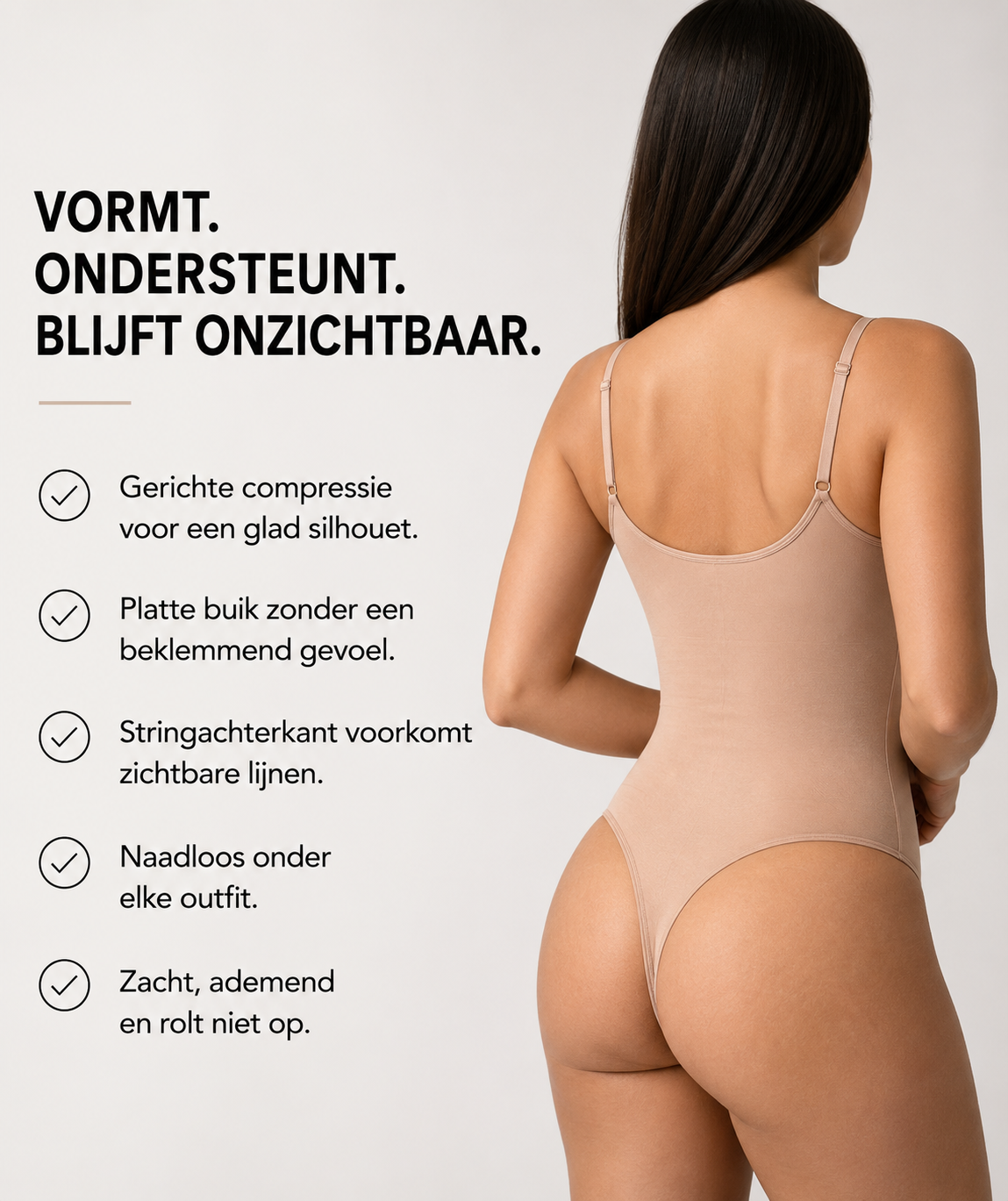 Bodysuitsilk - Naadloze Corrigerende Body – productafbeelding 2