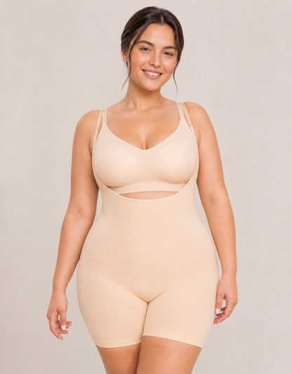 Corrigerende Body met Open Buste en Short-Pijpjes – productafbeelding 2