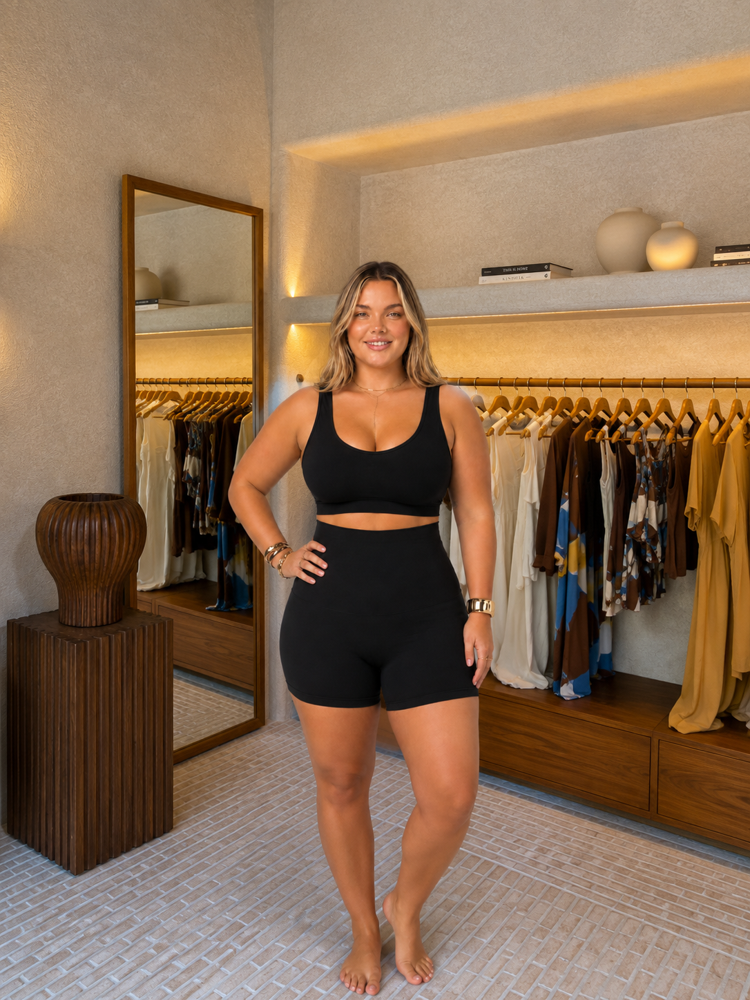 High-Waist Corrigerende Boyshort met Siliconen Grip – productafbeelding 6