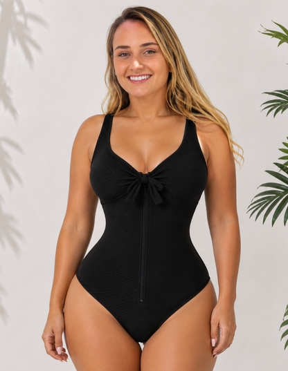 WaistSculpt verstelbare taille trainer, vooraanzicht op model
